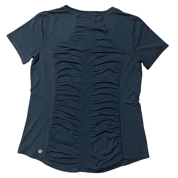 Lululemon Black Short Sleeve Shirt Size 12 - Picture 2 of 5